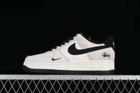 Stussy x Nike Air Force 1 07 Low Beige Black Off White HD1968-012