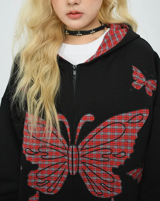 Teen Spirit Grunge Butterfly Hoodie