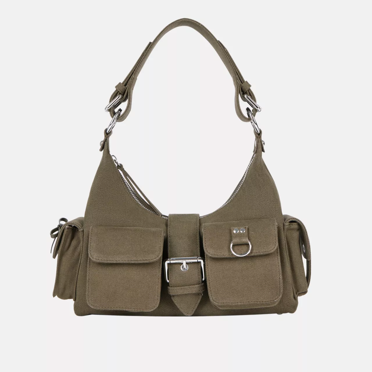 THE KOOPLES Canvas Shoulder Bag - KAK01