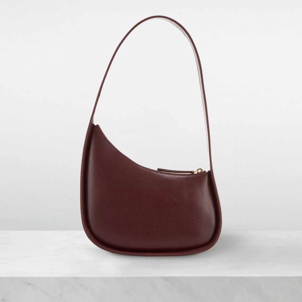 THE ROW Half Moon Shoulder Bag - Raisin