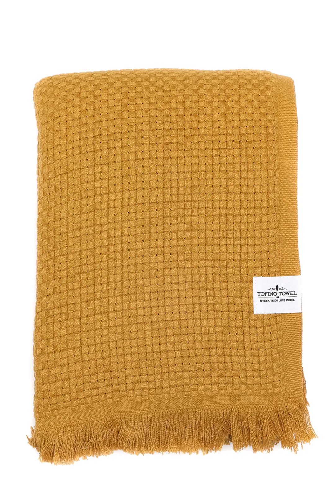 Tofino Towel Nala Throw Blanket | Gold & Sand