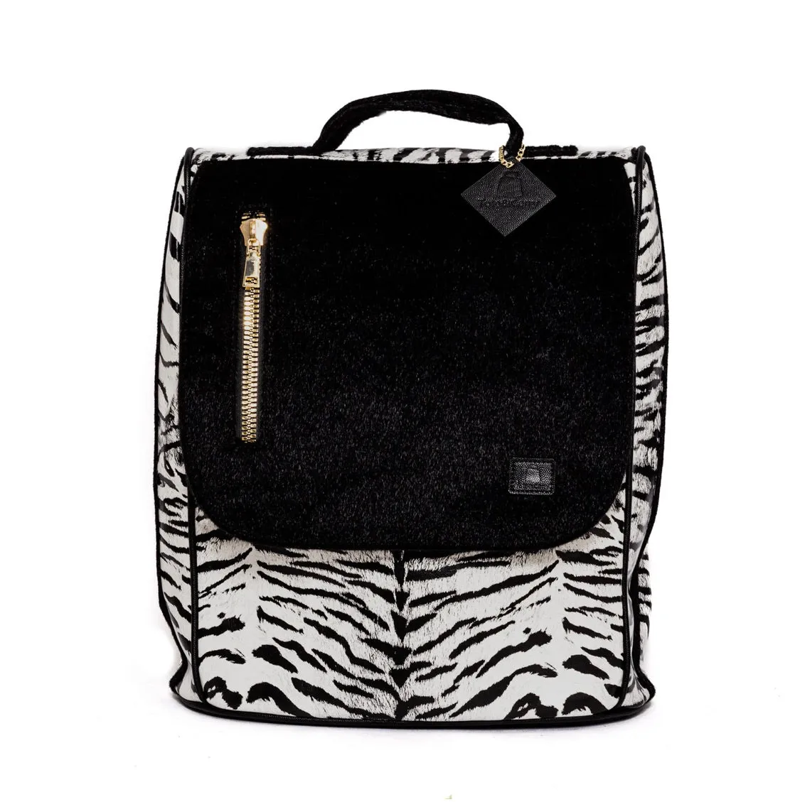 TOTE N CARRY: ZEBRA PRINT APOLLO BACKPACK