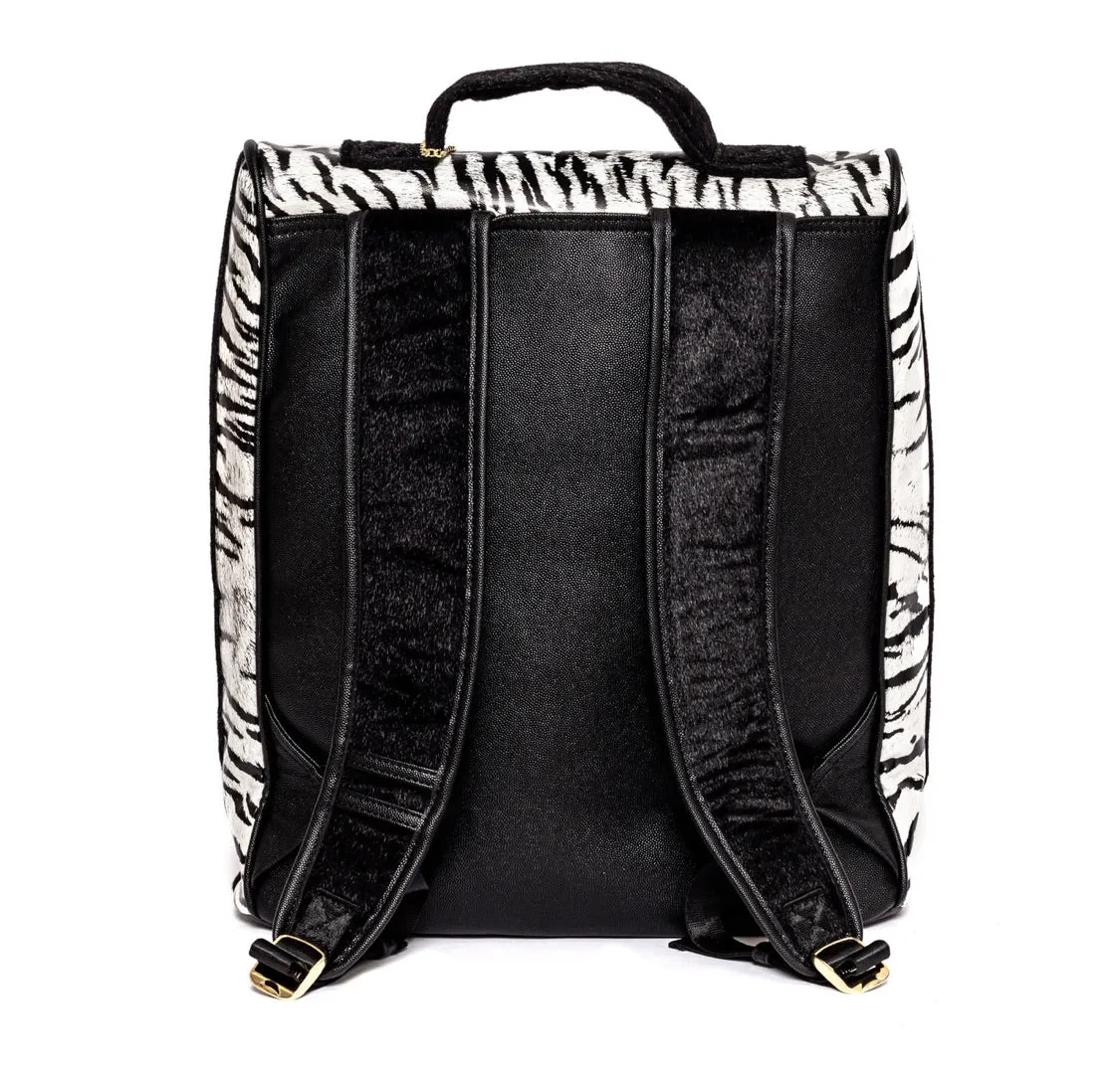 TOTE N CARRY: ZEBRA PRINT APOLLO BACKPACK