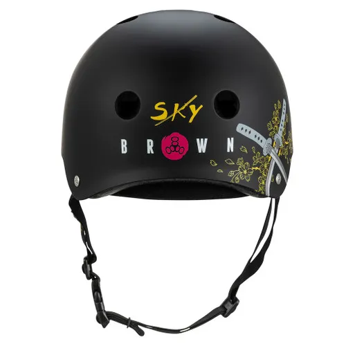 Triple 8 Skateboard Helmet Certified Sweatsaver Sky Brown Size S/M