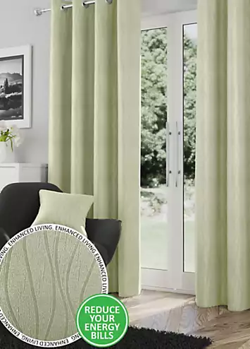 Tyrone Goodwood Thermal Blockout Eyelet Curtains | Kaleidoscope