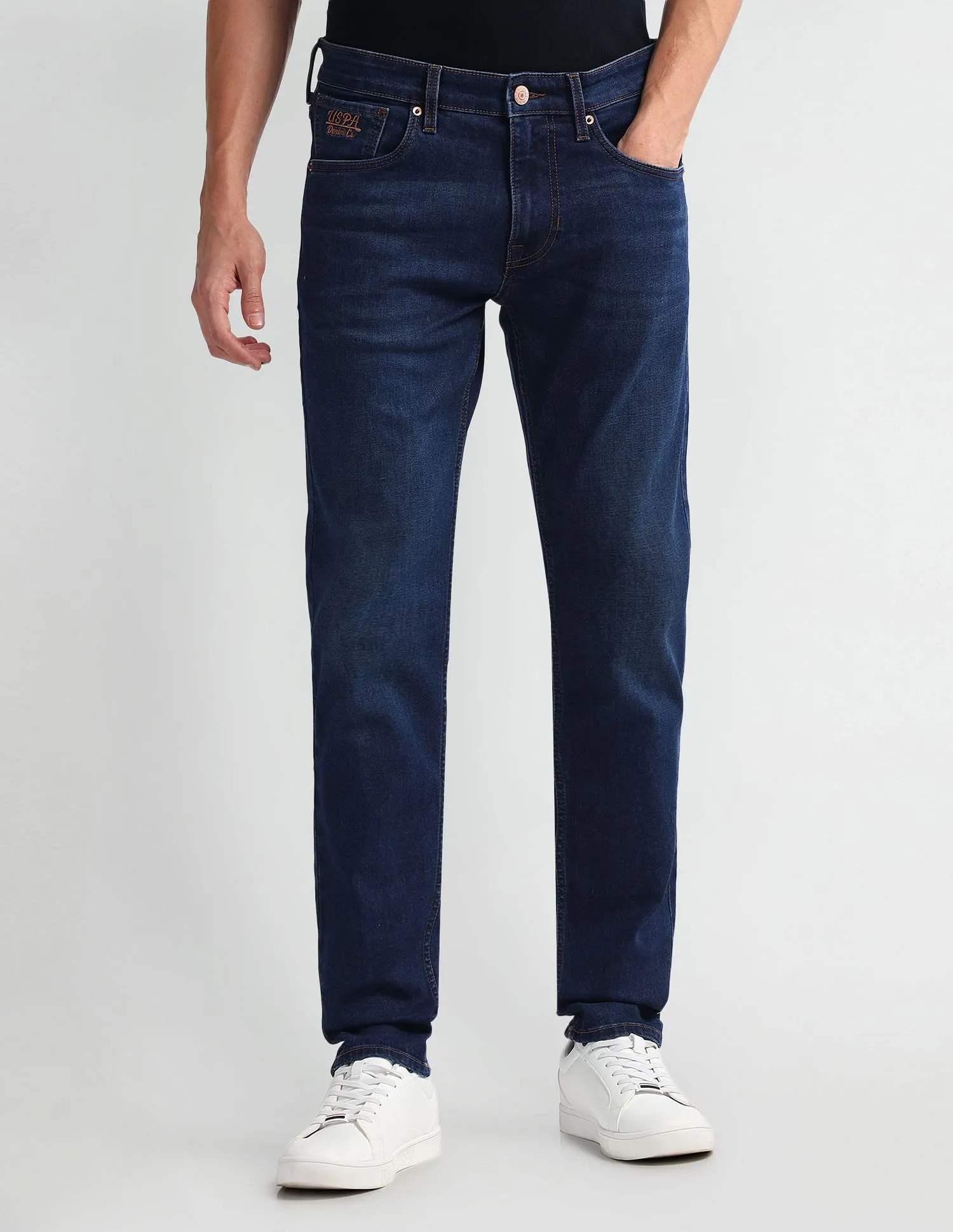 U.S. Polo Assn. Denim Co. Brandon Slim Tapered Fit Blue Jeans