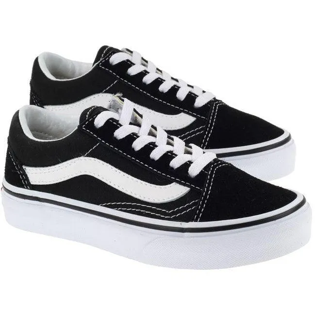 Vans Trainers Kids Old Skool Black White