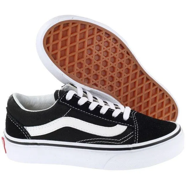 Vans Trainers Kids Old Skool Black White