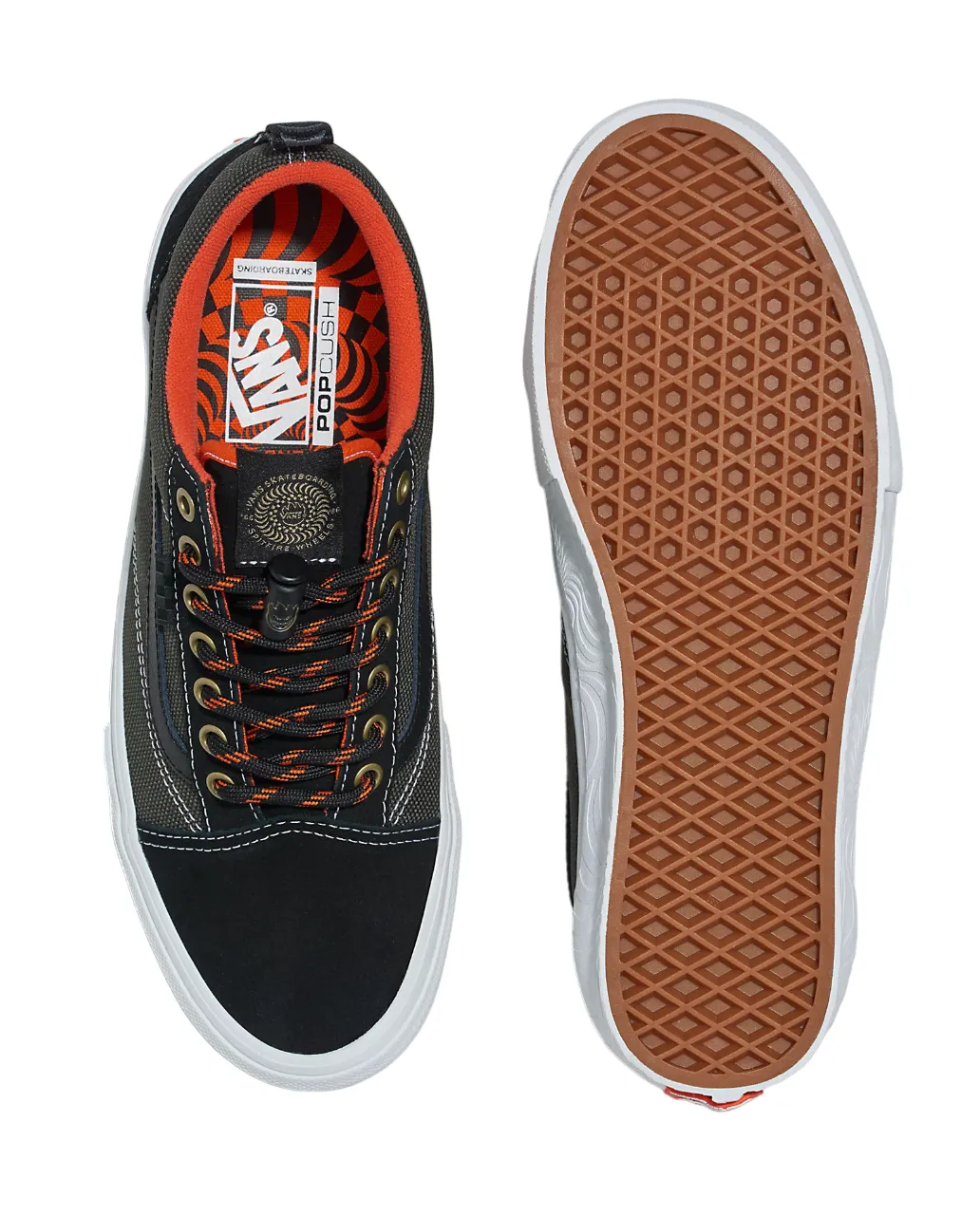 Vans x Spitfire Skate Old Skool - Black/Flame -