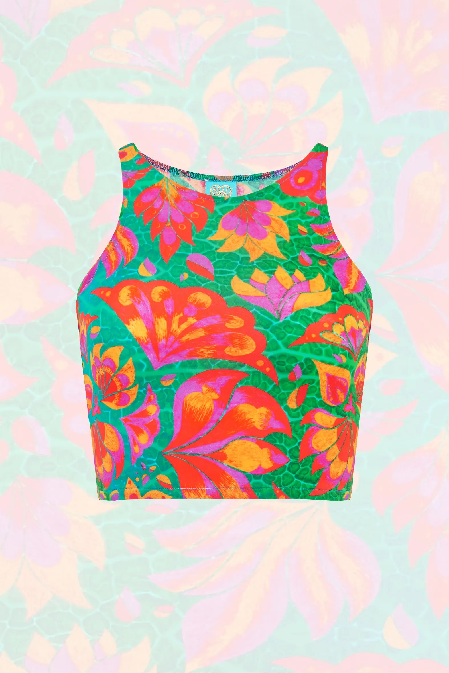 Vendala Sleeveless Crop Top