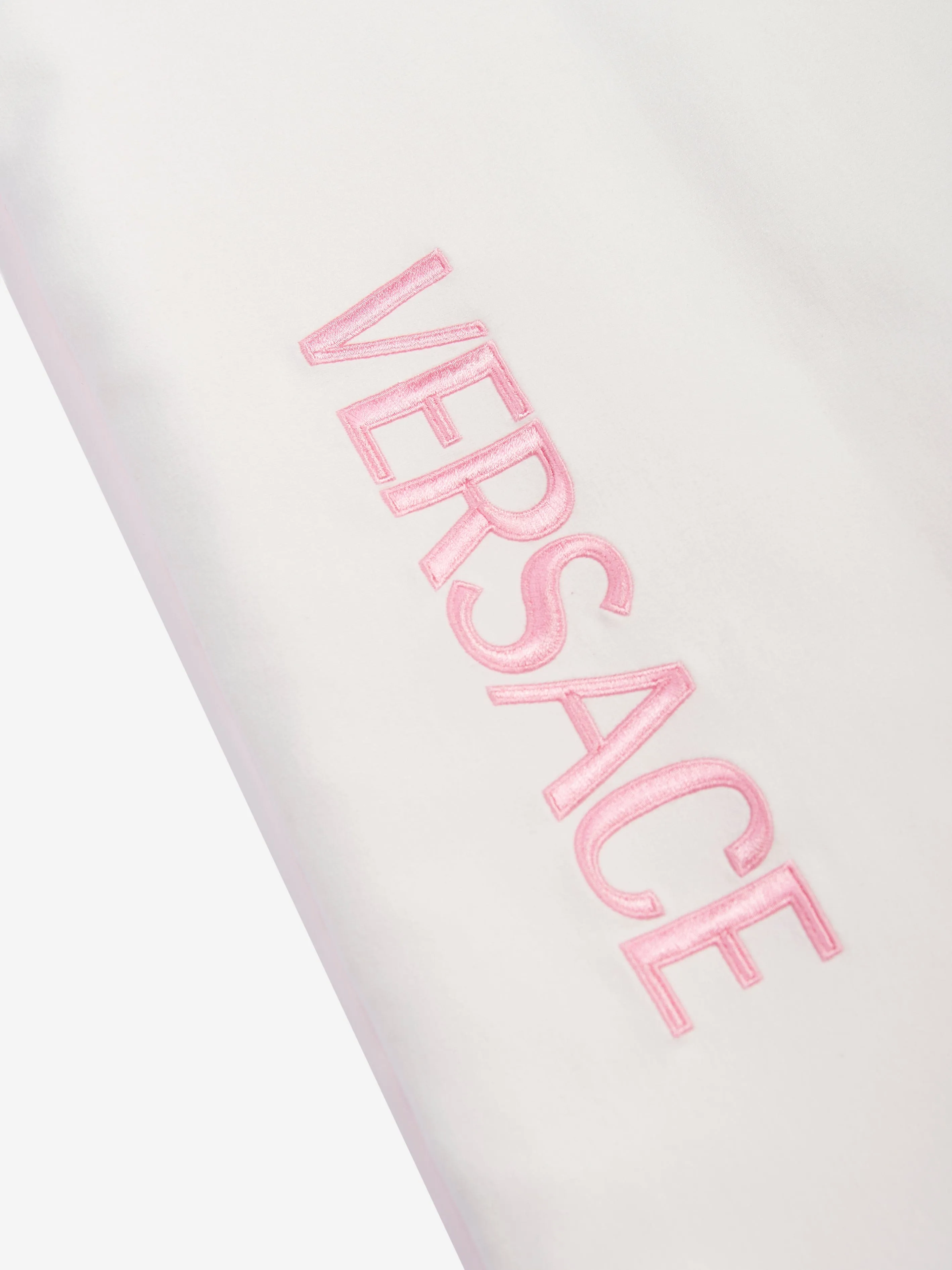 Versace Baby Girls Barocco Logo Blanket in Pink