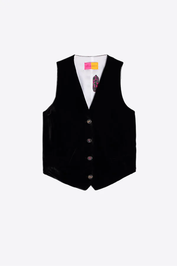 Vilagallo AGATA BLACK VEST