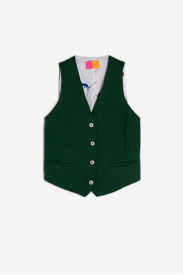 Vilagallo AGATA GREEN VEST