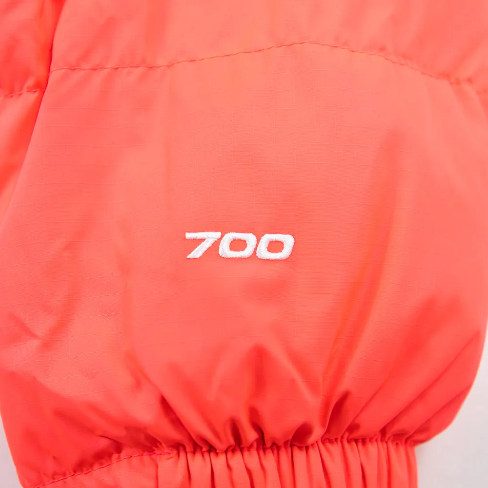 W Nuptse Short Jacket (Brilliant Coral)