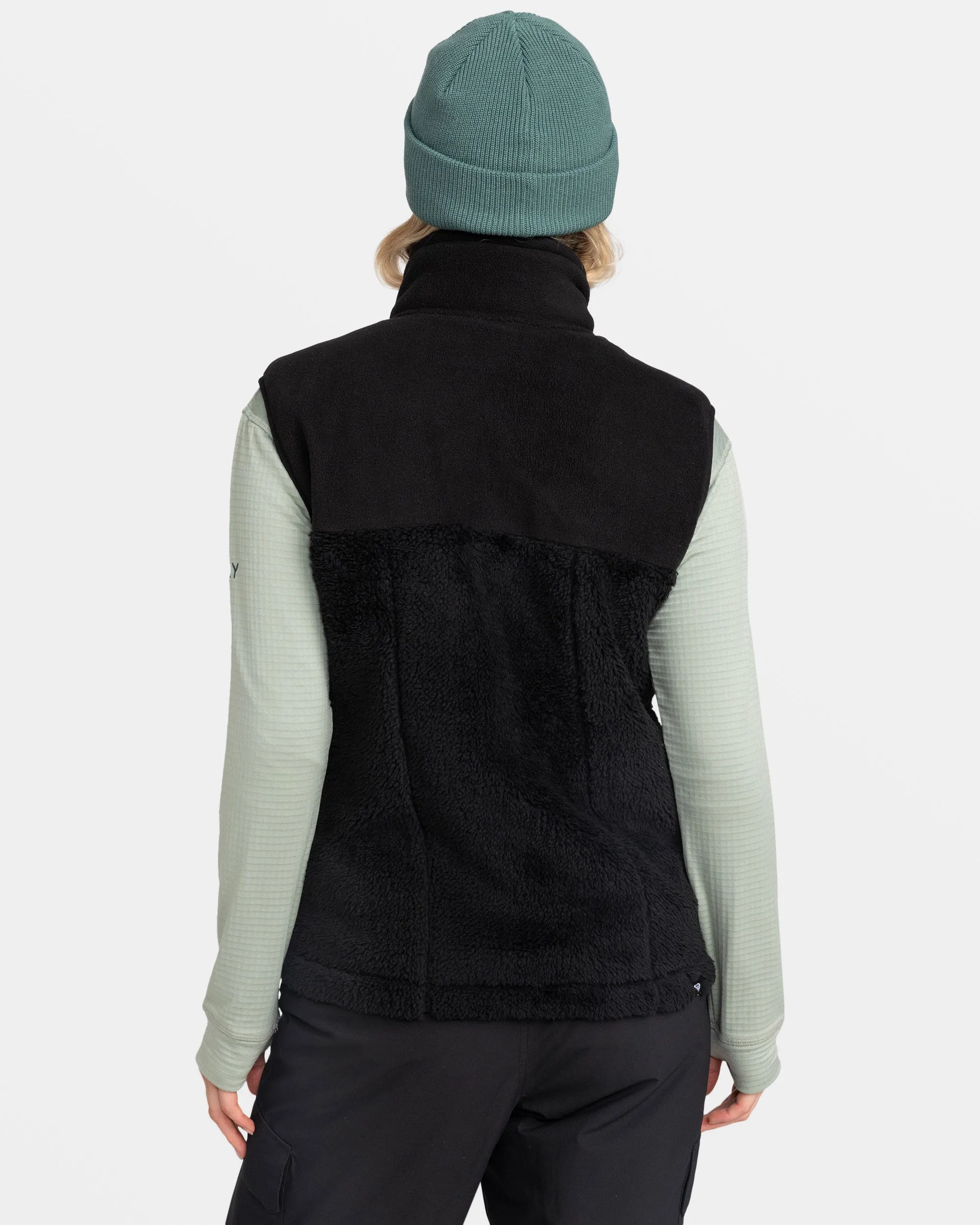 Warmlink Zip-Up Sweatshirt Vest - True Black