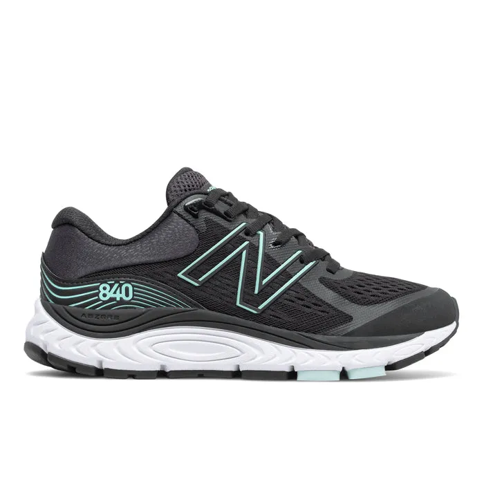 Womens New Balance 840v5 Black With Storm Blue