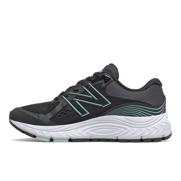 Womens New Balance 840v5 Black With Storm Blue