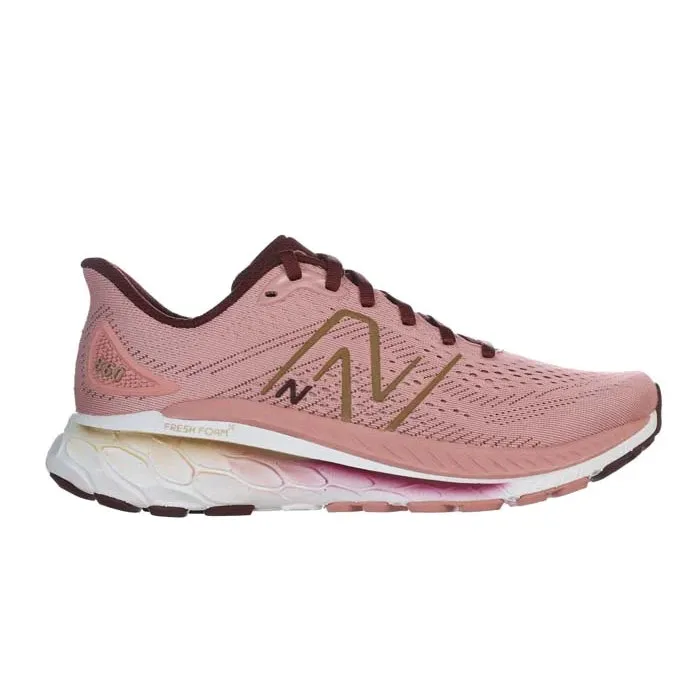 Womens New Balance Fresh Foam 860v13 in Pink Moon/ Nb Burgundy