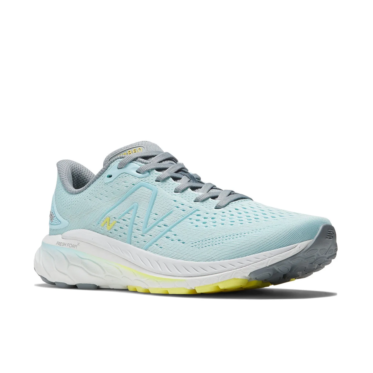 Women's New Balance Fresh Foam X 860v13 Color: Blue with Steel and Cosmic Pineapple