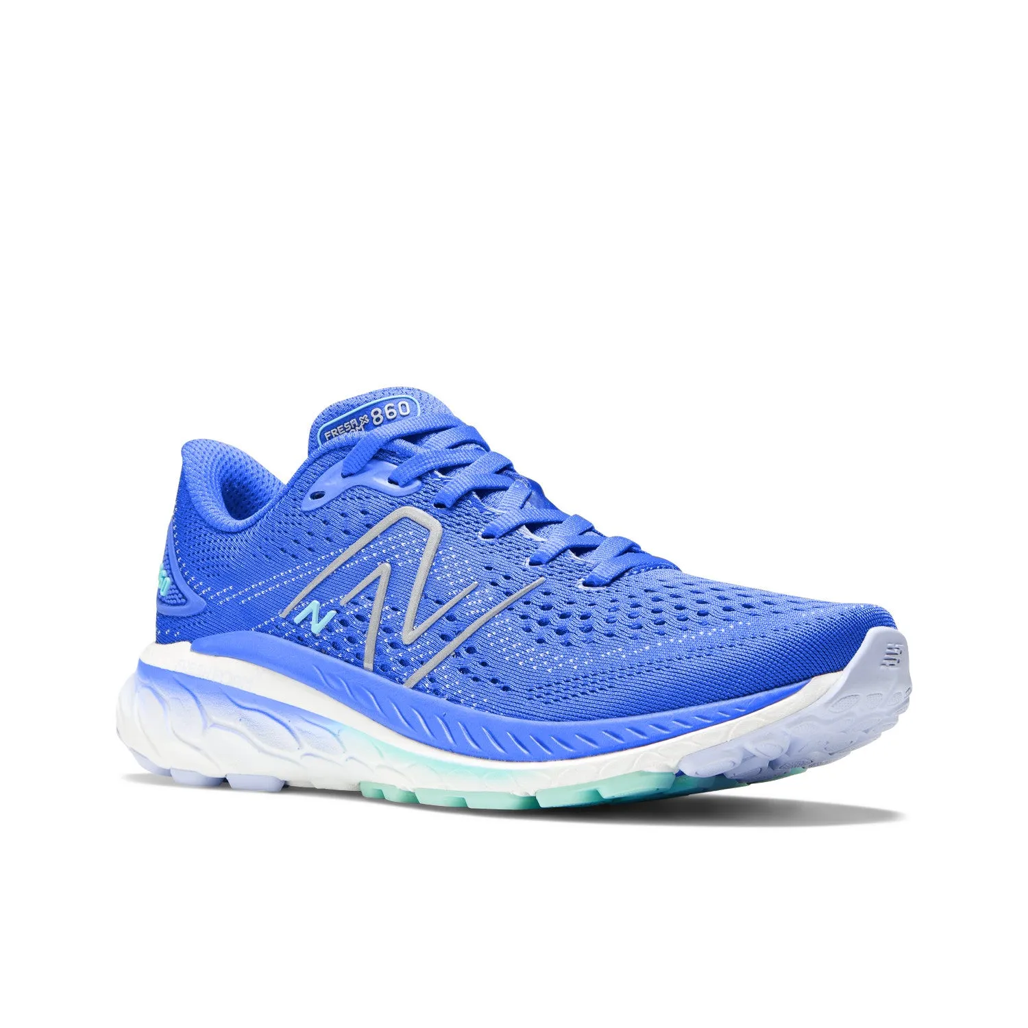 Women's New Balance Fresh Foam X 860v13 Color: Bright Lapis with Bright Mint and Starlight