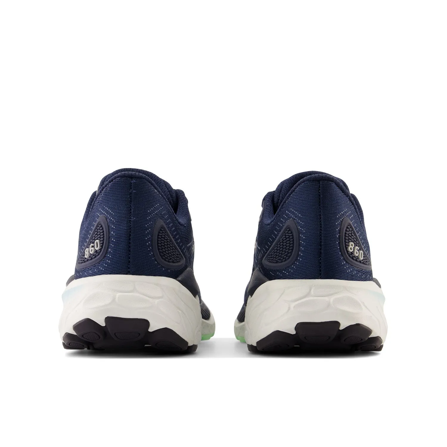 Women's New Balance Fresh Foam X 860v13 Color: Nb Navy with Bleach Blue and Green Aura