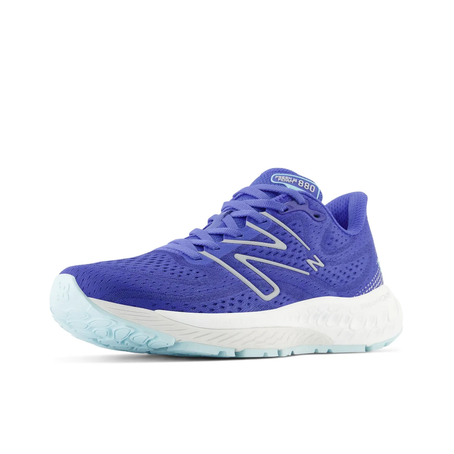 Women's New Balance Fresh Foam X 880v13 Color: Marine Blue with Bright Cyan