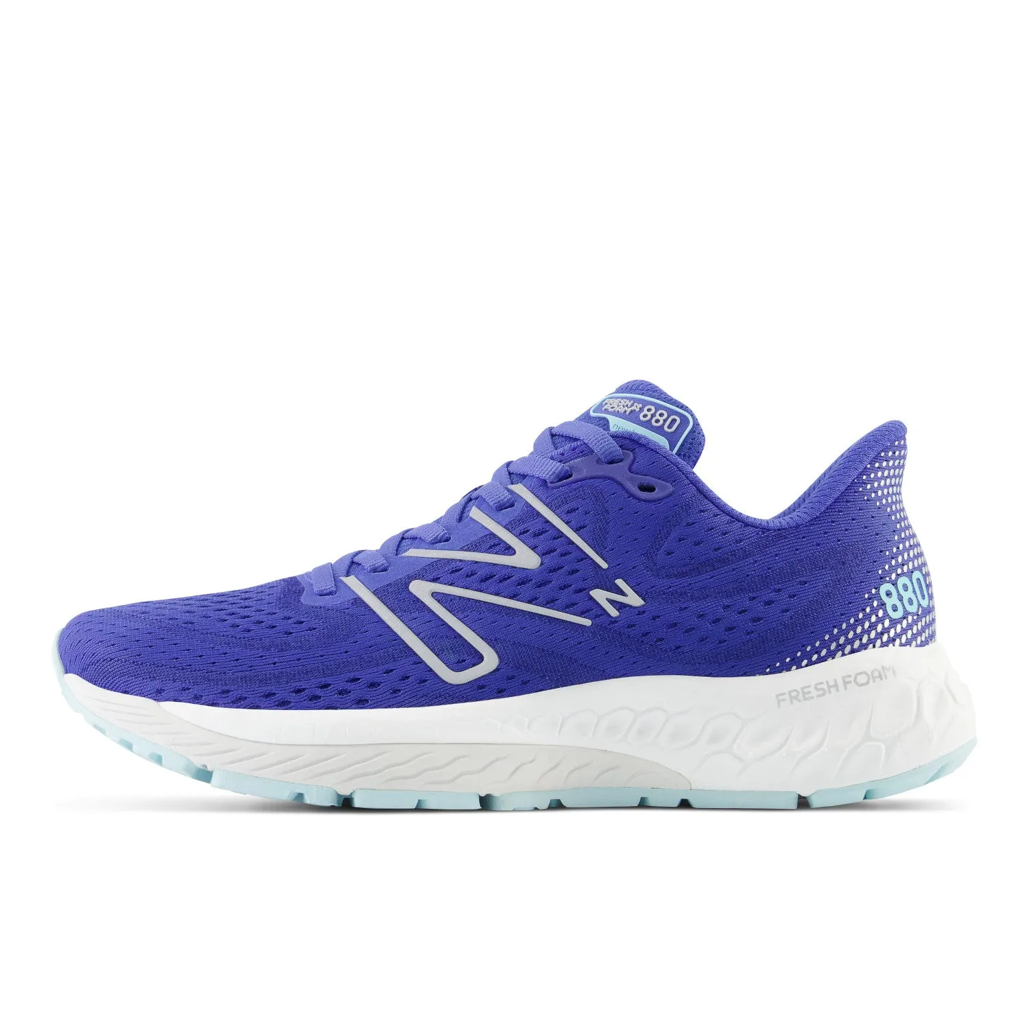 Women's New Balance Fresh Foam X 880v13 Color: Marine Blue with Bright Cyan