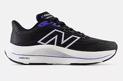 Women's New Balance FuelCell Walker Elite WWKELB1 Color: Black with electric indigo and grey violet