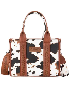 Wrangler Women's Cow Print Concealed Carry Crossbody Bag