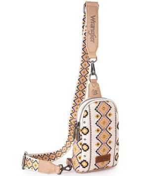 Wrangler Women's Southwestern Print Sling Crossbody Bag