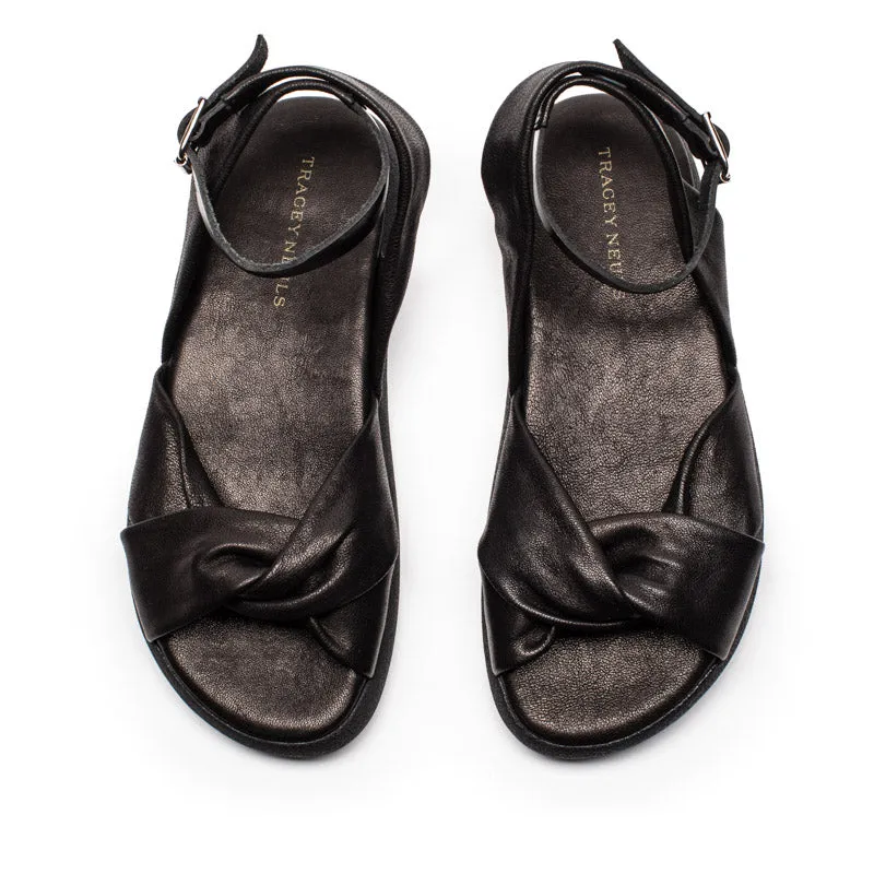 WRAP Smoke | Leather Sandals