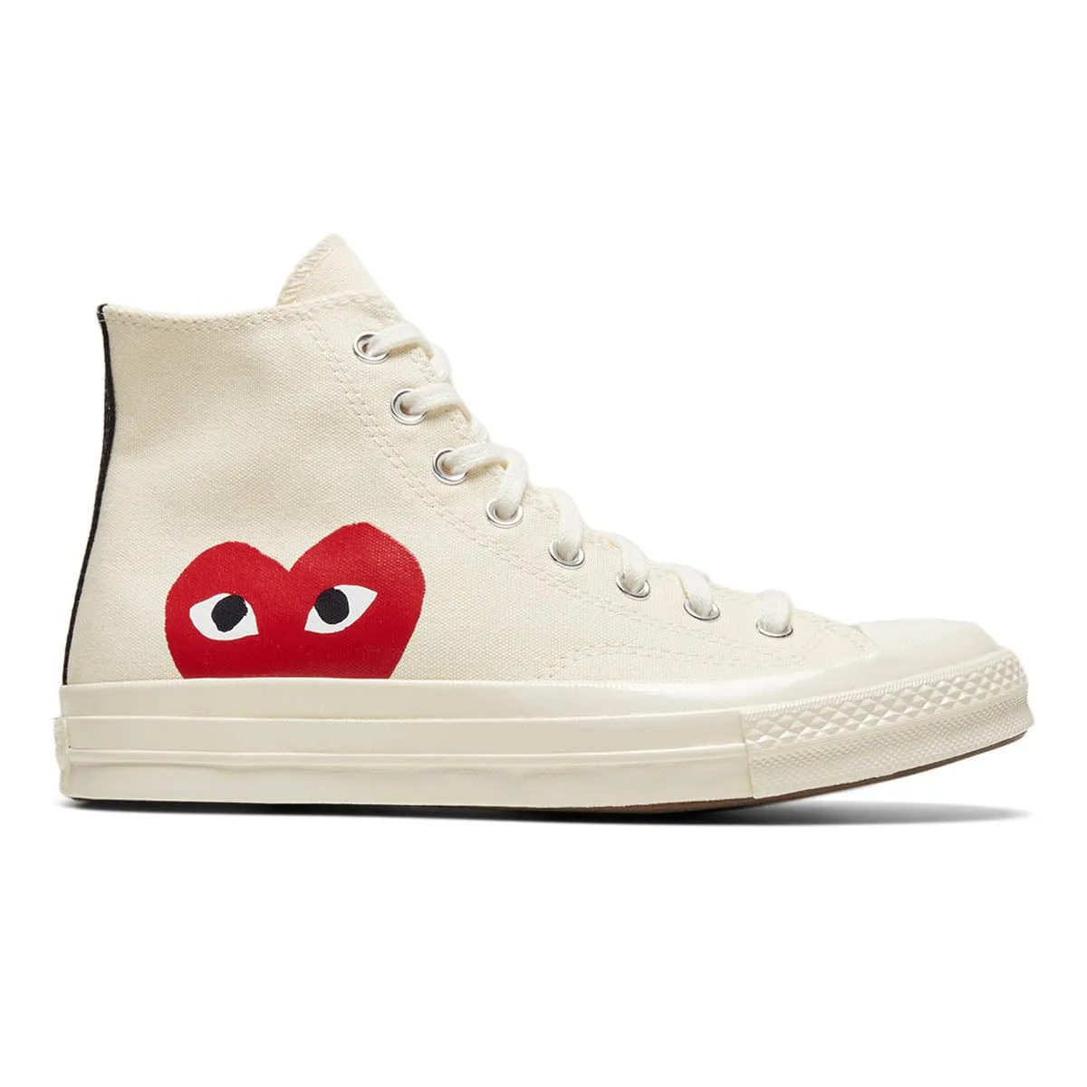 x CDG Play CHUCK TAYLOR HI Beige