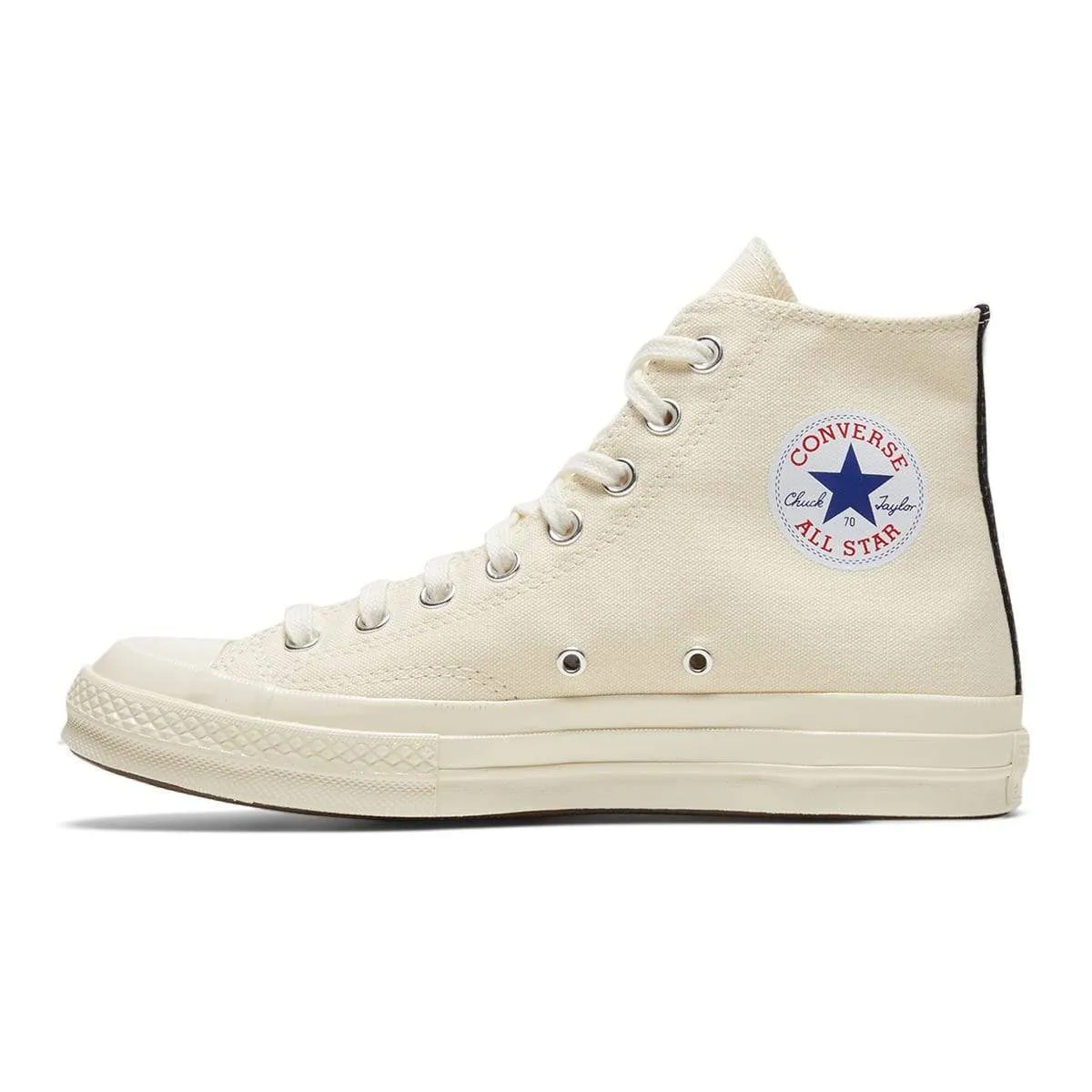 x CDG Play CHUCK TAYLOR HI Beige